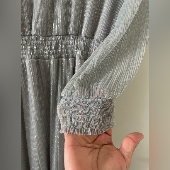 MSK Women’s Metallic Midi Cocktail and Party Dress - Picture 4 of 4